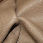 Upholstery Leather Grained Light Taupe