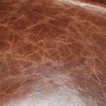 Upholstery Leather Distressed Smooth Cowhide Sienna Brown