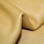Upholstery Leather Grained Mustard Yellow