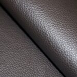 Upholstery Leather Grained Dark Brown