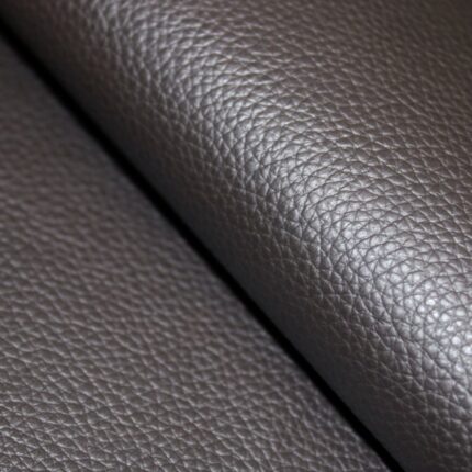 Upholstery Leather Grained Dark Brown