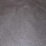 Upholstery Leather Grained Dark Brown