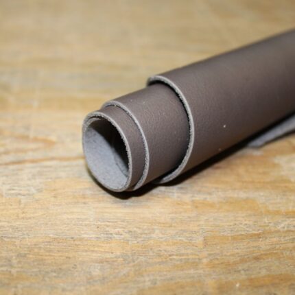 Upholstery Leather Smooth Cowhide Fossil Gray
