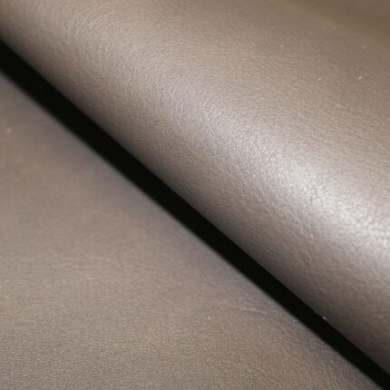 Upholstery Leather Smooth Cowhide Fossil Gray