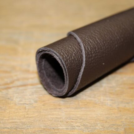 Upholstery Leather Grained Oak Brown
