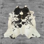 Hair-On Cowhide Rug Black & White CHR1001
