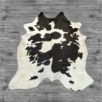 Hair-On Cowhide Rug Black & White CHR1002