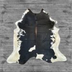 Hair-On Cowhide Rug Black & White