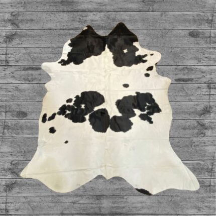 Hair-On Cowhide Rug Black & White