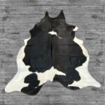 Hair-On Cowhide Rug Black & White