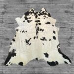 Hair-On Cowhide Rug Black & White