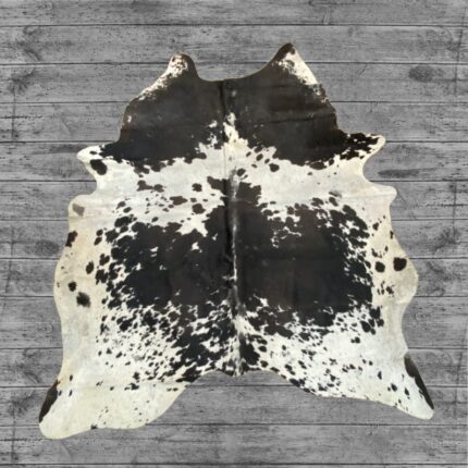 Hair-On Cowhide Rug Black & White