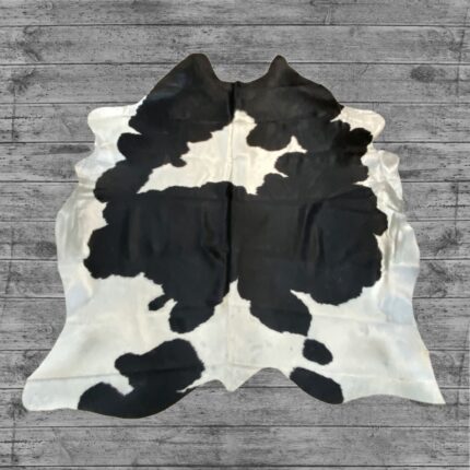 Hair-On Cowhide Rug Black & White