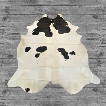 Hair-On Cowhide Rug Black & White CHR1011