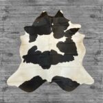 Hair-On Cowhide Rug Dark Brown & White