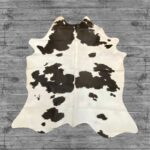 Hair-On Cowhide Rug Brown & White CHR1019