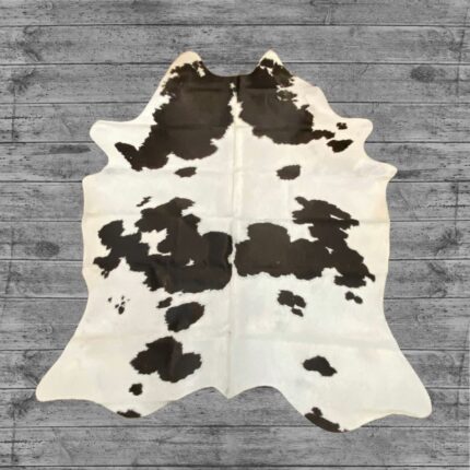 Hair-On Cowhide Rug Brown & White CHR1019