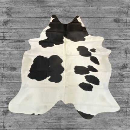 Hair-On Cowhide Rug Black & White CHR1021