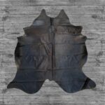 Hair-On Cowhide Rug Dark Brown