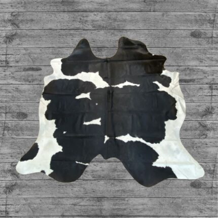 Hair-On Cowhide Rug Black & White