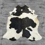 Hair-On Cowhide Rug Black & White