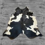 Hair-On Cowhide Rug Dark Brown & White