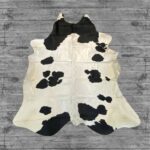 Hair-On Cowhide Rug Black & White