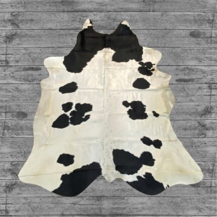 Hair-On Cowhide Rug Black & White