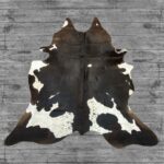 Hair-On Cowhide Rug White & Brown CHR35753