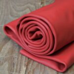 Smooth Cowhide Leather Geranoil Red