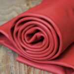 Smooth Cowhide Leather Geranoil Red