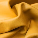 Smooth Cowhide Leather Canary Yellow