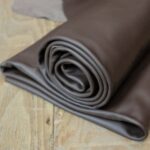 Smooth Cowhide Leather Bruciato Brown