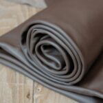 Smooth Cowhide Leather Bruciato Brown