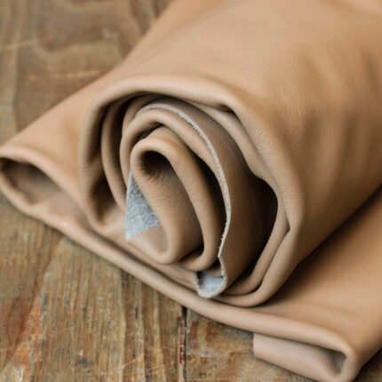 Smooth Cowhide Leather Savana Sand Beige