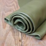 Smooth Cowhide Leather Military Green