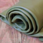 Smooth Cowhide Leather Military Green