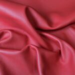 Smooth Cowhide Leather Fire Red
