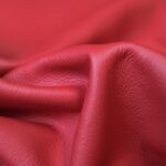 Smooth Cowhide Leather Fire Red