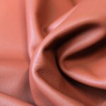 Smooth Cowhide Leather Papaya Orange