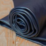 Smooth Cowhide Leather Navy Blue