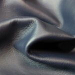 Smooth Cowhide Leather Navy Blue