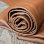 Smooth Cowhide Leather Natural Brown