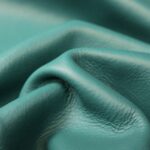 Smooth Cowhide Leather Lake Blue