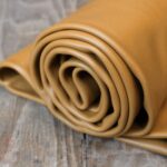 Smooth Cowhide Leather Curcuma Yellow