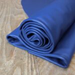 Smooth Cowhide Leather Electric Blue