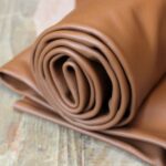 Smooth Cowhide Leather Lion Brown
