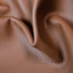 Smooth Cowhide Leather Lion Brown