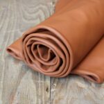 Smooth Cowhide Leather Crumble Brown