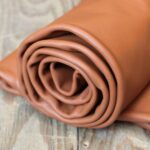 Smooth Cowhide Leather Crumble Brown